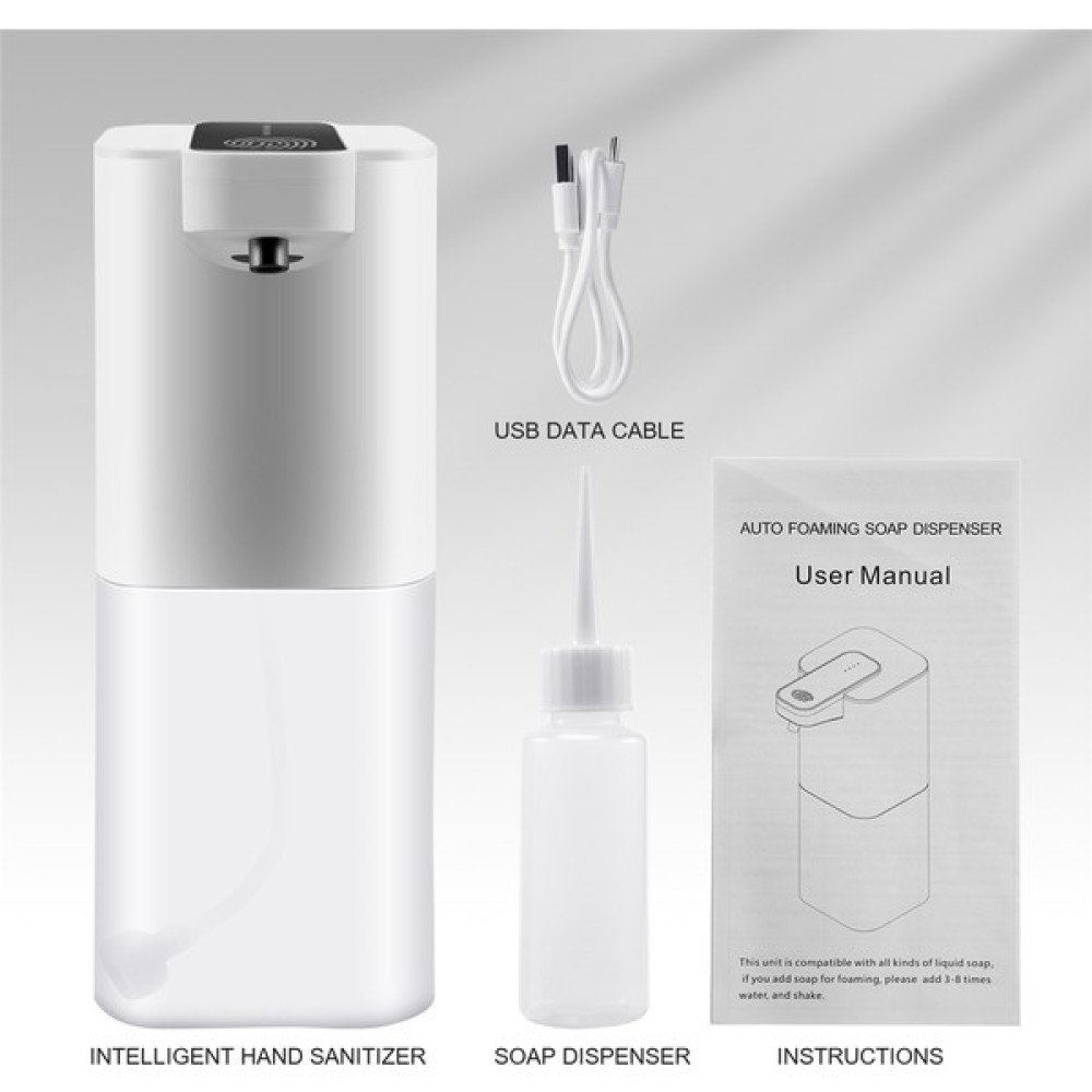Gui xulian Otomatik Sensörlü Sabunluk, 400 Ml, Usb Şarjlı Köpük Sabunluk, Ipx4 Su Geçirmez, Temassız (Yurt Dışından) - Beyaz Hediyelik Eşya Fiyatı
