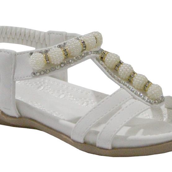 Guja 19Y206-7 Bordo Taşlı Kız Çocuk Sandalet