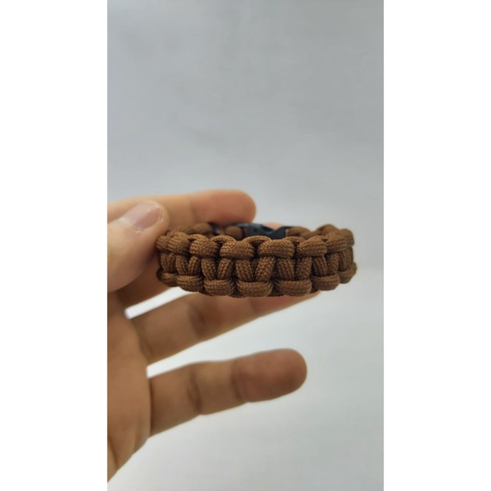 Gülbağı Bilekllik Kahverengi Paracord Örgü Bileklik Saat ve Bileklik Aksesuarı Fiyatı