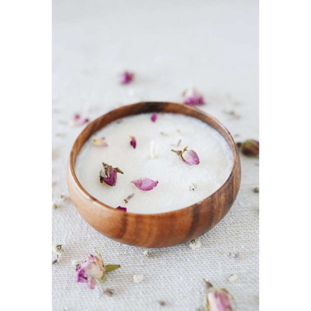 Gülbenatural Akasya Ağacı Kase - Shea Butter Mumlu - Beyaz - 1 Adet Dekoratif Mum Fiyatı