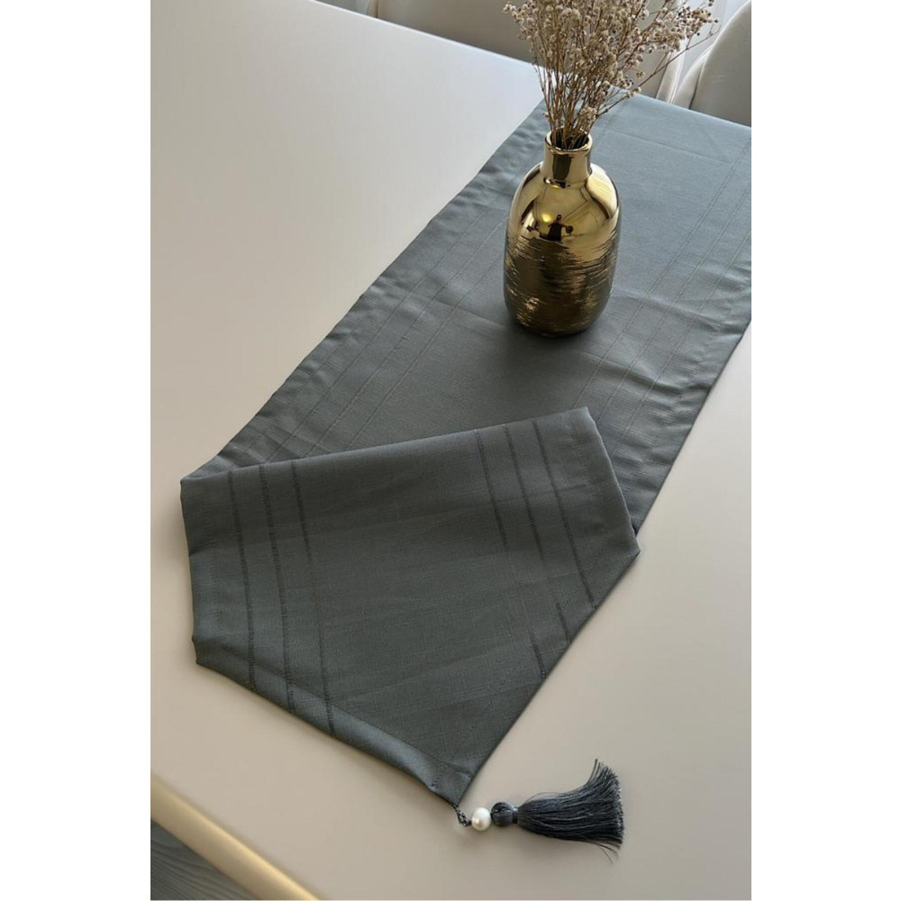 Gülce Home Collection Lara Runner Örtüsü Füme 40x145 Runner Fiyatı