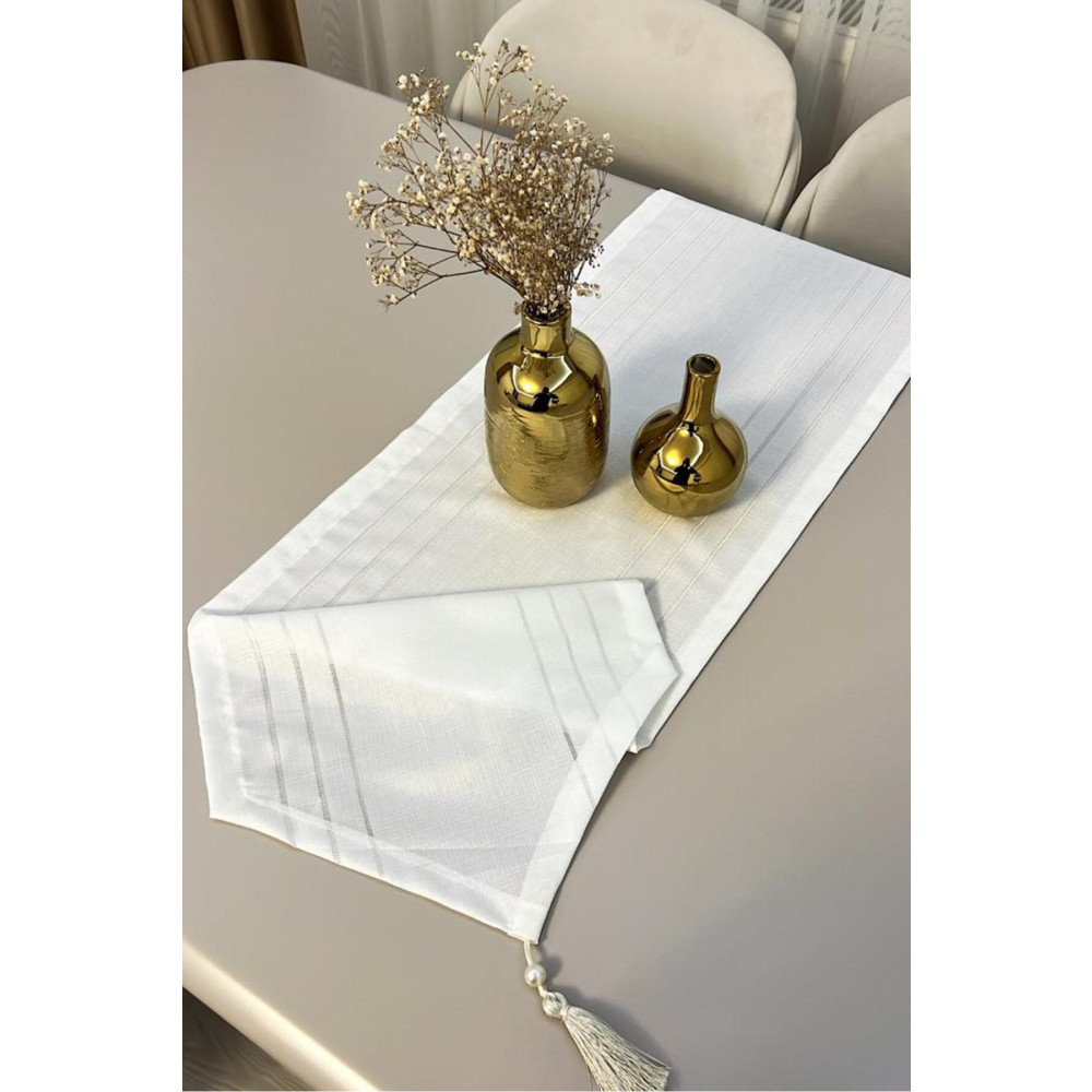 Gülce Home Collection Lara Runner Örtüsü Krem 40x145 Runner Fiyatı