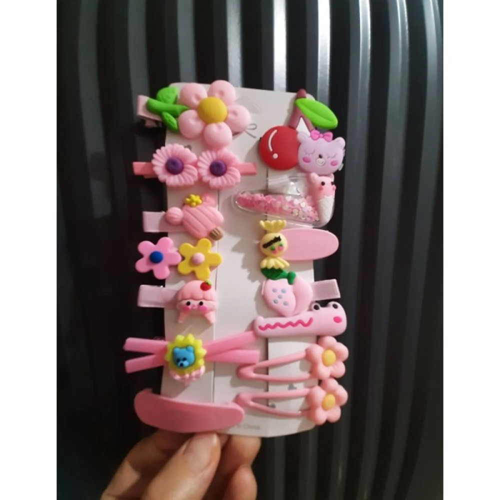 Gülce Kız Çocuk Toka Seti - Pembe Toka, Taç & Saç Bandı Fiyatı