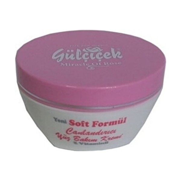 Gülçiçek Kozmetik Gülçiçek %100 Doğal Yüz Kremi 150ML E Vitamini İçeren Nemlendirici Kavanoz Formunda Diğer Fiyatı