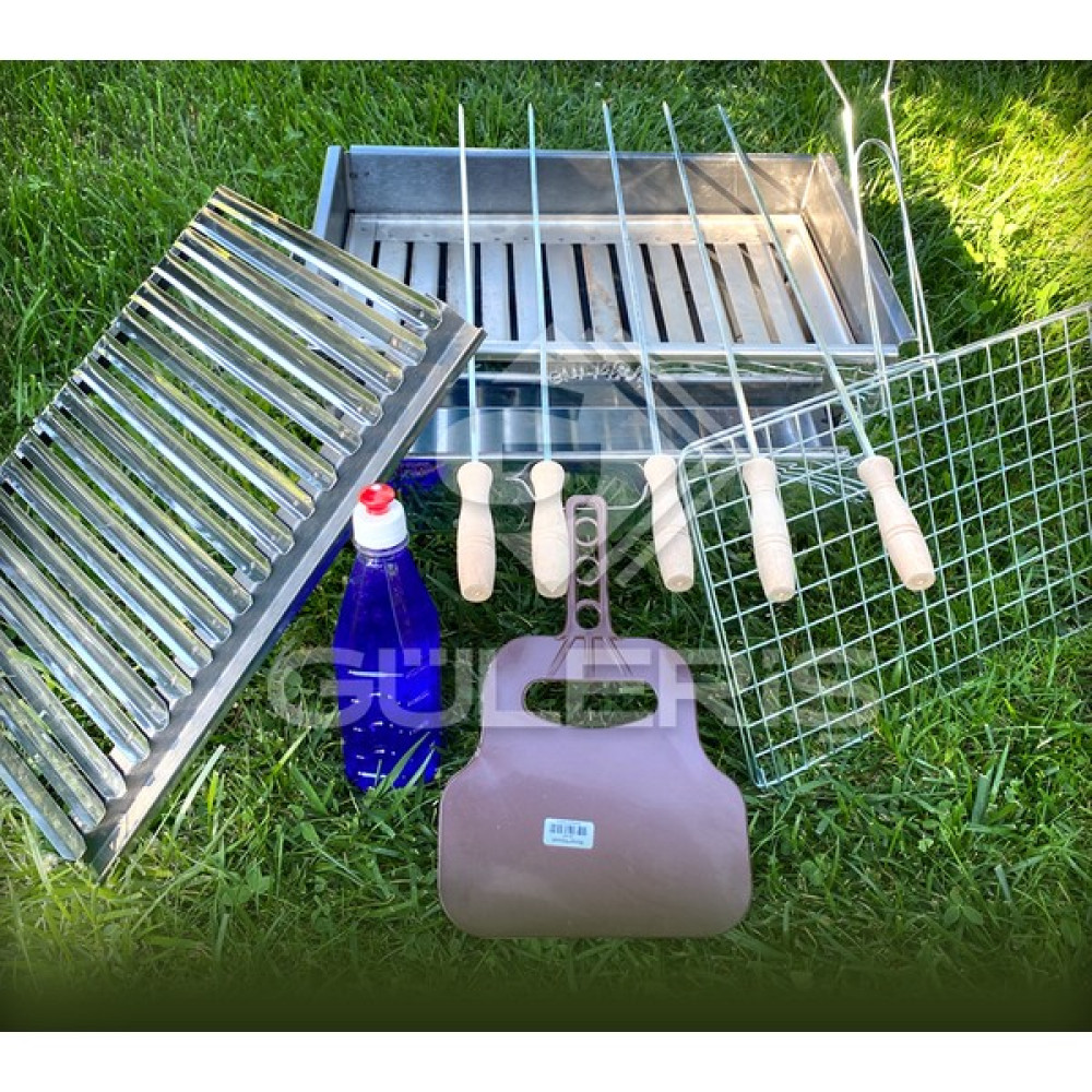Güler İş Çekmeceli Barbekü Mangal Seti Bahçe Mangalı & Barbekü Fiyatı
