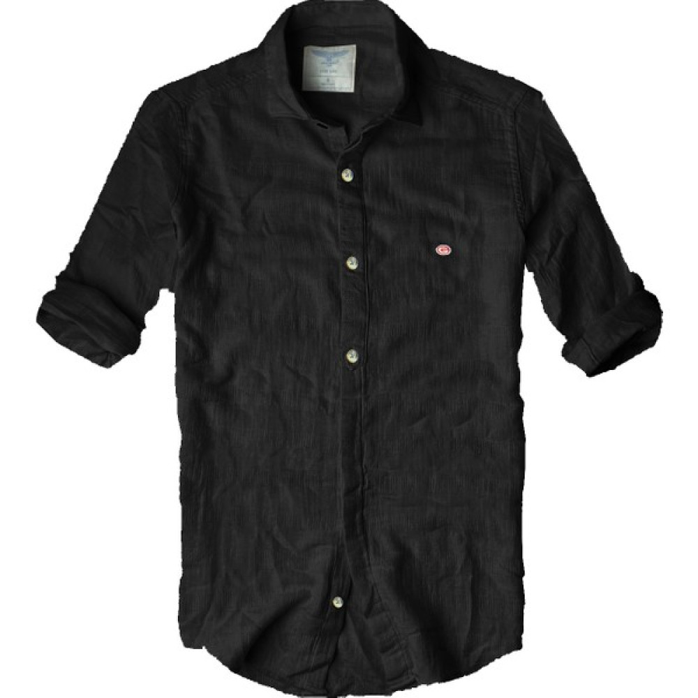 Gulf Bird Slim Fit Italyan Kesim Gerçek Keten Gömlek -- Siyah-- Erkek Gömlek Fiyatı