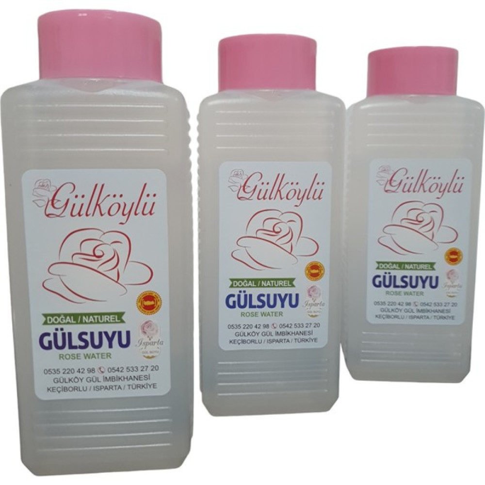 Gülköylü Doğal Gül Suyu 3 x 420 ml Cilt Temizleme ve Peeling Fiyatı