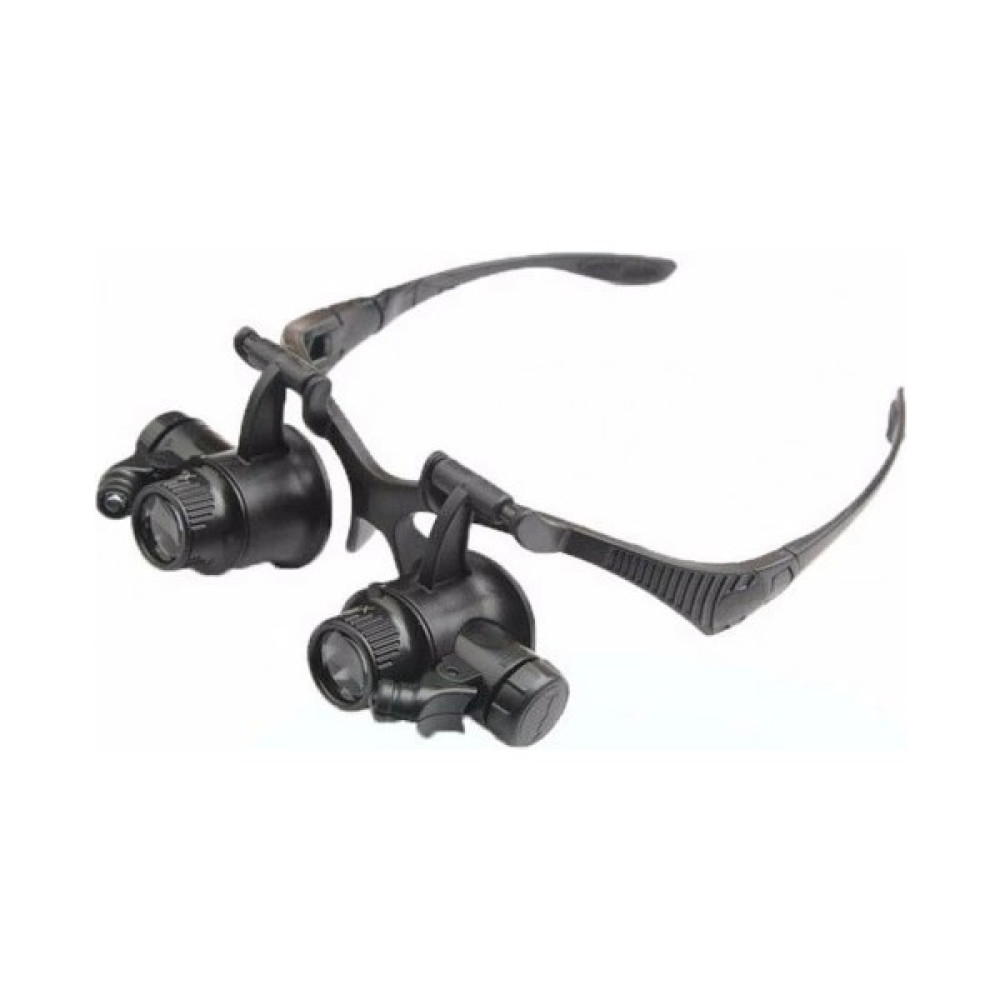Güllü E Store Gözlük Modeli 10X 15X 20X 25X Lens,2led Işıklı,büyüteç - Çok Renkli - Düz - Standart Büyüteç Fiyatı