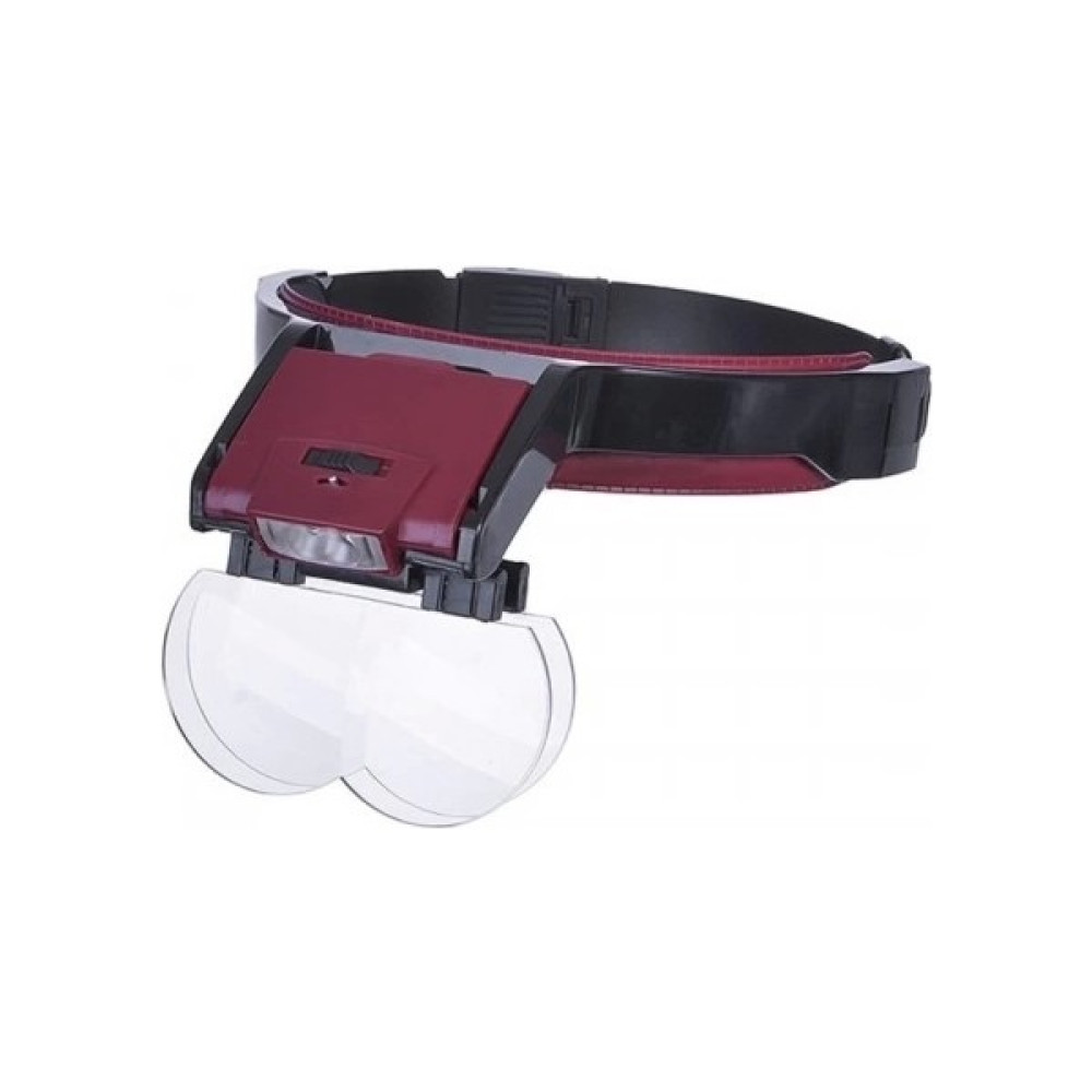 Güllü E Store Lens Takmalı 4 Lens , LED Lambalı Şapka Tip Büyüteç - Çok Renkli - Düz - Standart Büyüteç Fiyatı
