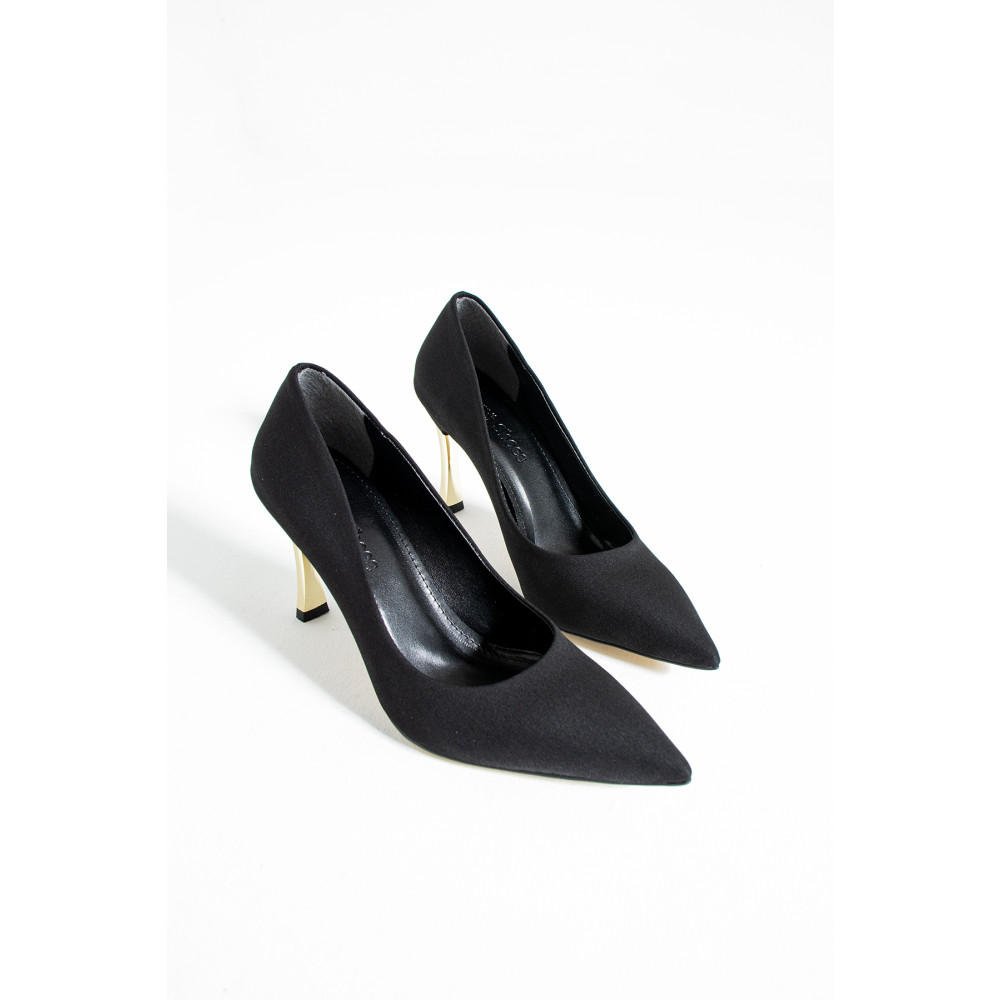 Güllü Shoes Kadın Topuklu Ayakkabı - Yüksek Topuklu Stiletto Rahat Şık Ve Ince Iş Ayakkabısı Siyah Renk 9 Cm 39 Beden Topuklu Ayakkabı Fiyatı