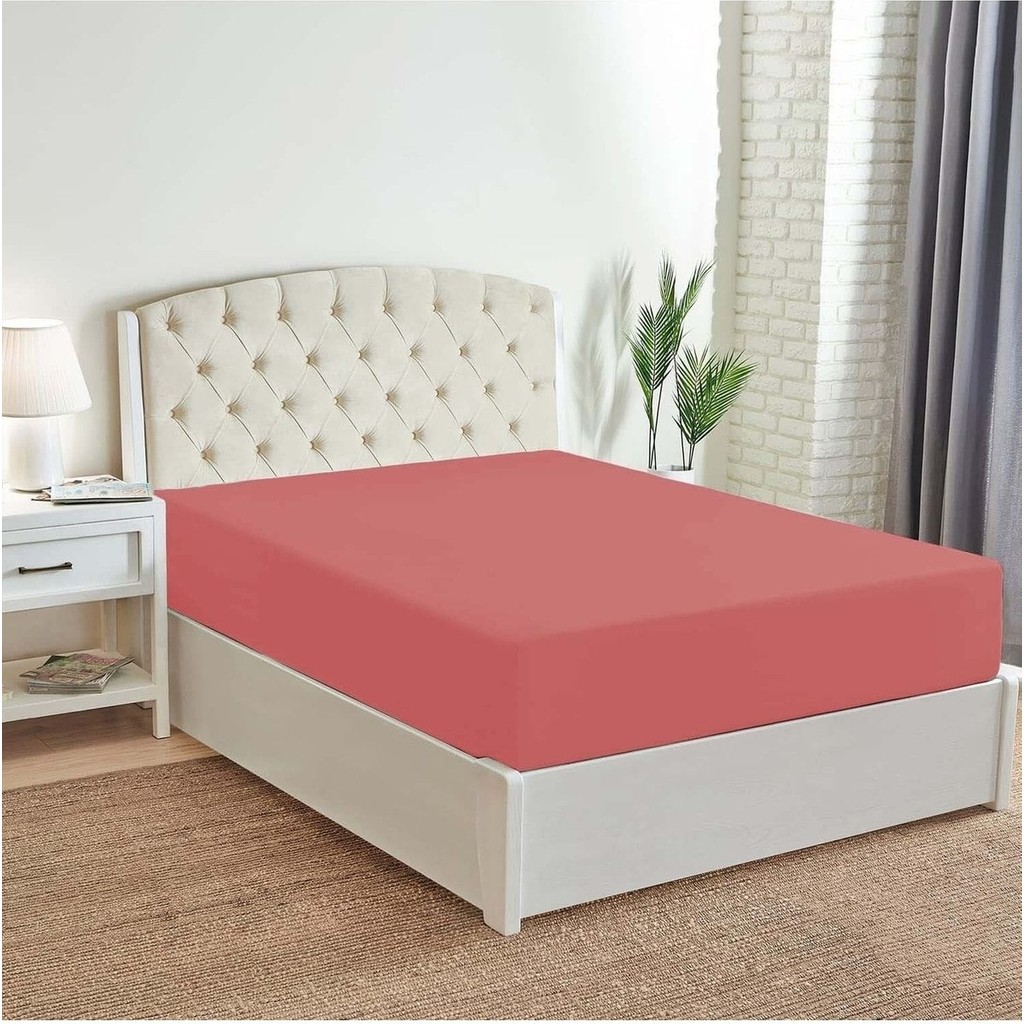 Güllüce Ev Tekstili Lastikli Çarşaf (Nar Çiçeği) Fitted - 160 x 200 - Nar Çiçeği Çarşaf Fiyatı