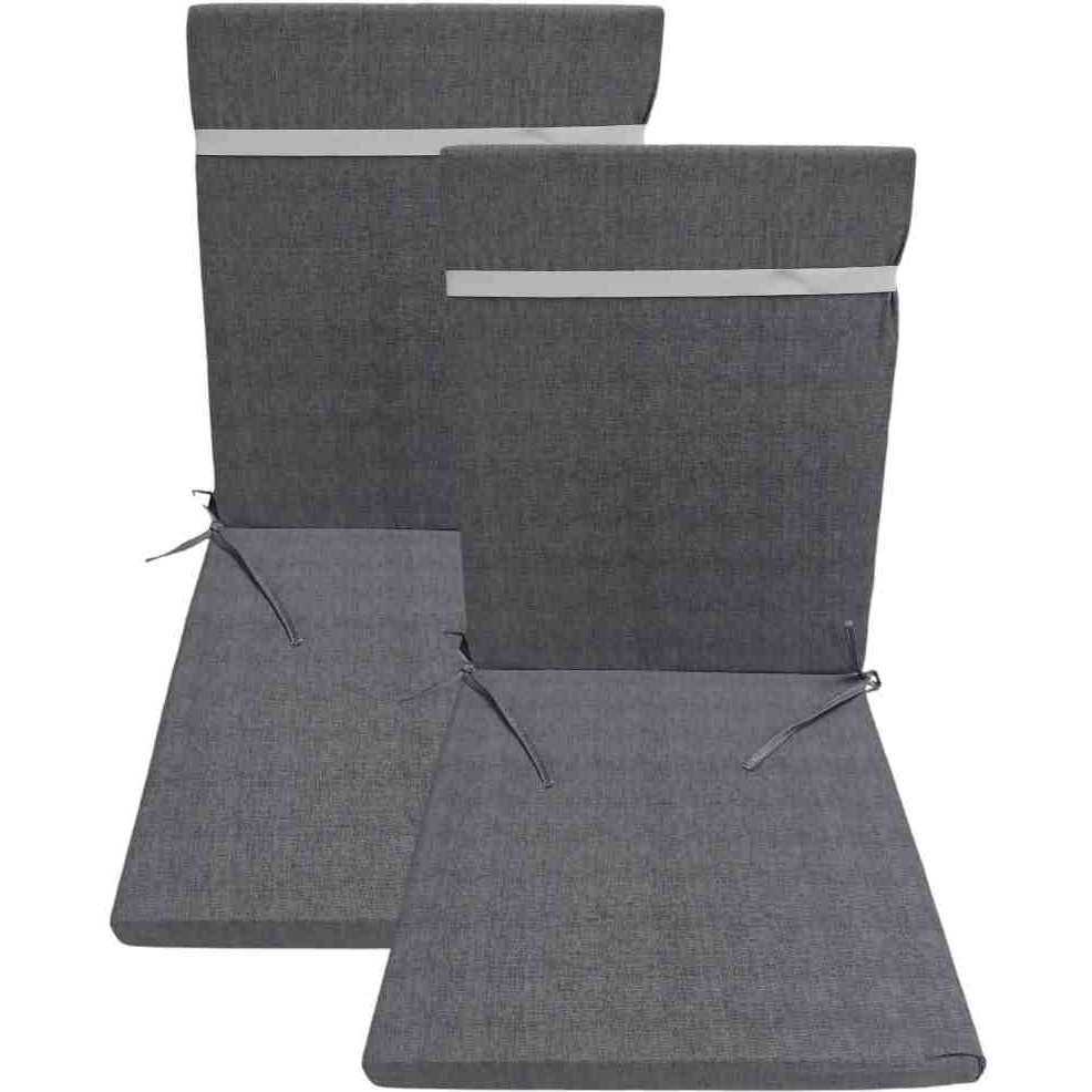 Güllüce Home 2'li Sünger Dolgulu Sandalye Minderi - 40 x 90 cm - Antrasit Standart Sandalye Fiyatı