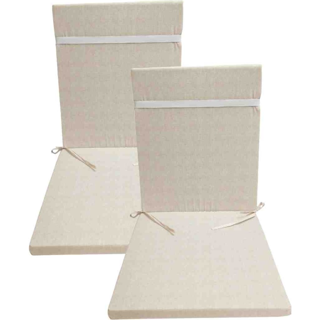 Güllüce Home 2'li Sünger Dolgulu Sandalye Minderi - 40 x 90 cm - Bej Standart Sandalye Fiyatı