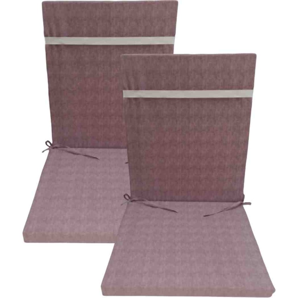 Güllüce Home 2'li Sünger Dolgulu Sandalye Minderi - 40 x 90 cm - Gül Kurusu Standart Sandalye Fiyatı