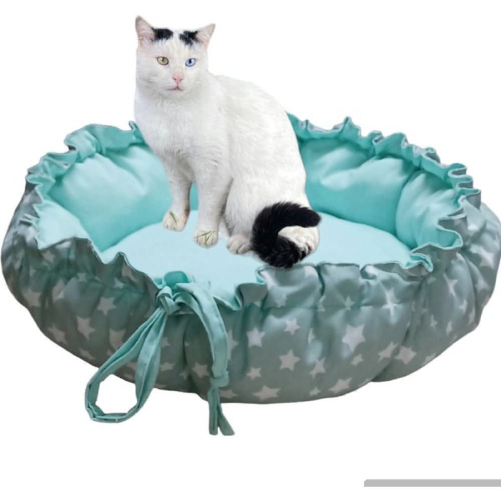 Güllüce Home Kedi Köpek Yatağı*yıkanabilir*çift Taraflı Kullanım - Su Yeşili Evcil Hayvan Ürünleri Fiyatı