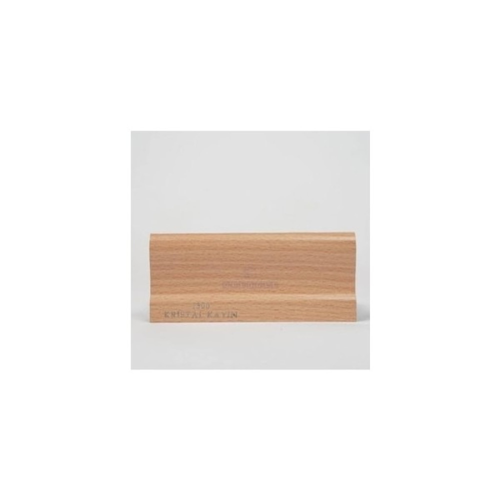 Güloğlu 6 cm Süpürgelik Kristal Kayın (1.25 Mt-2 Boy) Parke Fiyatı