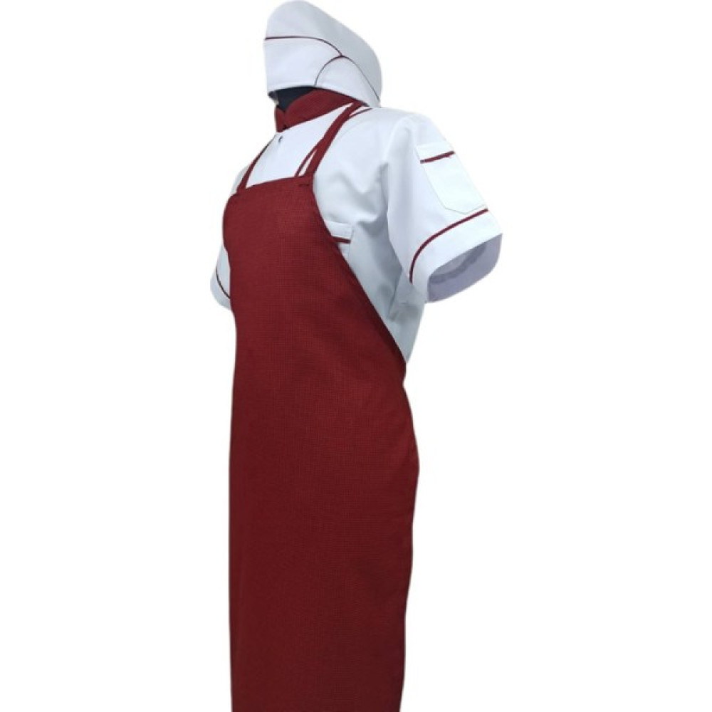 Gülperi Aşçı Kıyafetleri Gömlek Önlük Kep - XL - Beyaz Mutfak Önlüğü Fiyatı