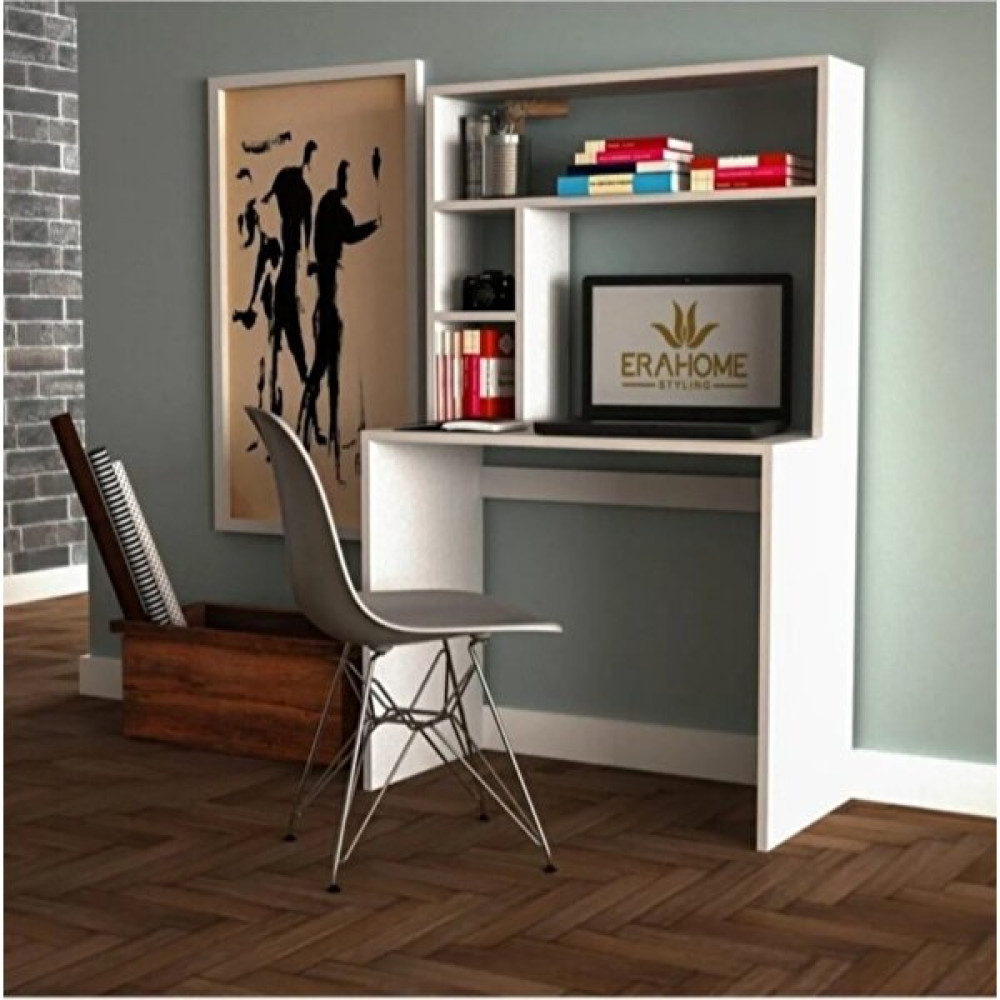 Gülpınar Çalışma Masası Bilgisayar Masası - 80 x 45 x 154 cm - Beyaz Çalışma Masası Fiyatı