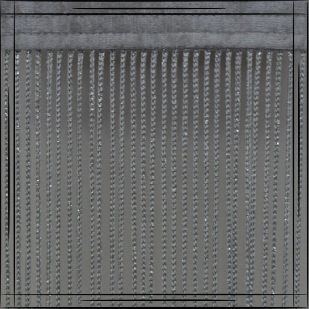 Gülpınar Perde Gri Gümüş Simli Kalın Zincir Ip Perde - 200 x 300 cm İp Perde Fiyatı