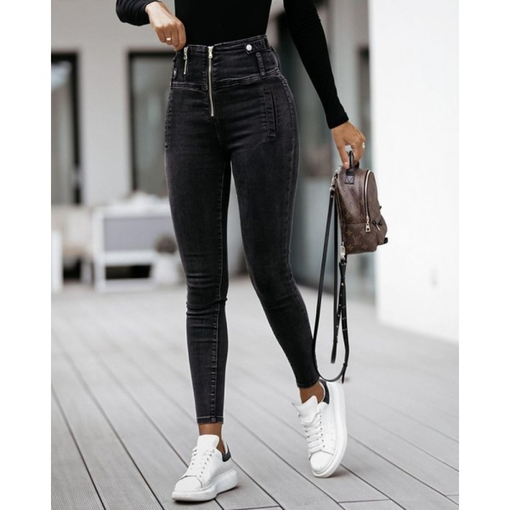Gülseç Store Fermuar Detay Jean PANTOLON.95CM Elbise Fiyatı