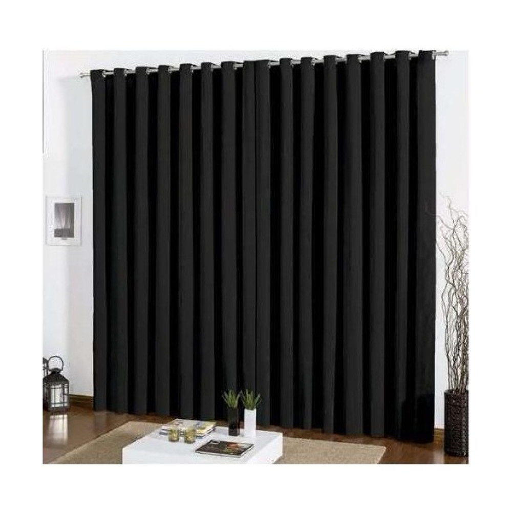 Gülsem Dekor Black Out Karartma Perde Projeksiyon Perde Siyah Blackout Fon-Pilesiz-Tek Parça - 100 x 190 cm Fon Perde Fiyatı