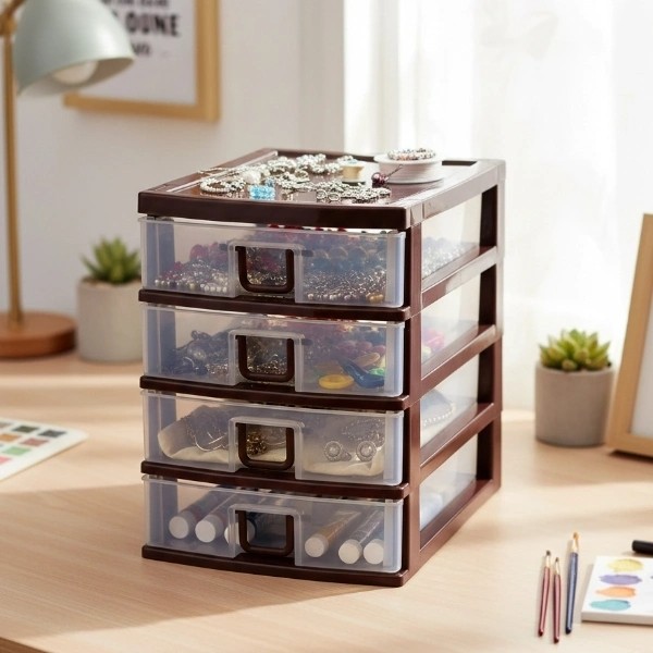 Gültekin Mini 4 Çekmeceli Komidin Organizer - Standart Diğer Fiyatı