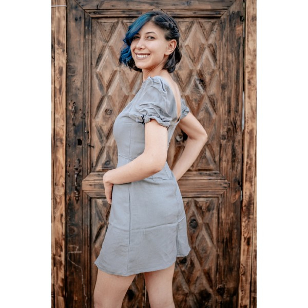 Gülümse Baby Kadın Keten Elbise Mamma Heidi Elbise Fiyatı