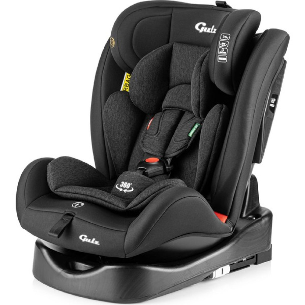 Gulz Turbofix 0-36 kg 360 ° Dönebilen  Top Tether'lı Isofix'li Oto Koltuğu - Füme Oto Boyaları Fiyatı
