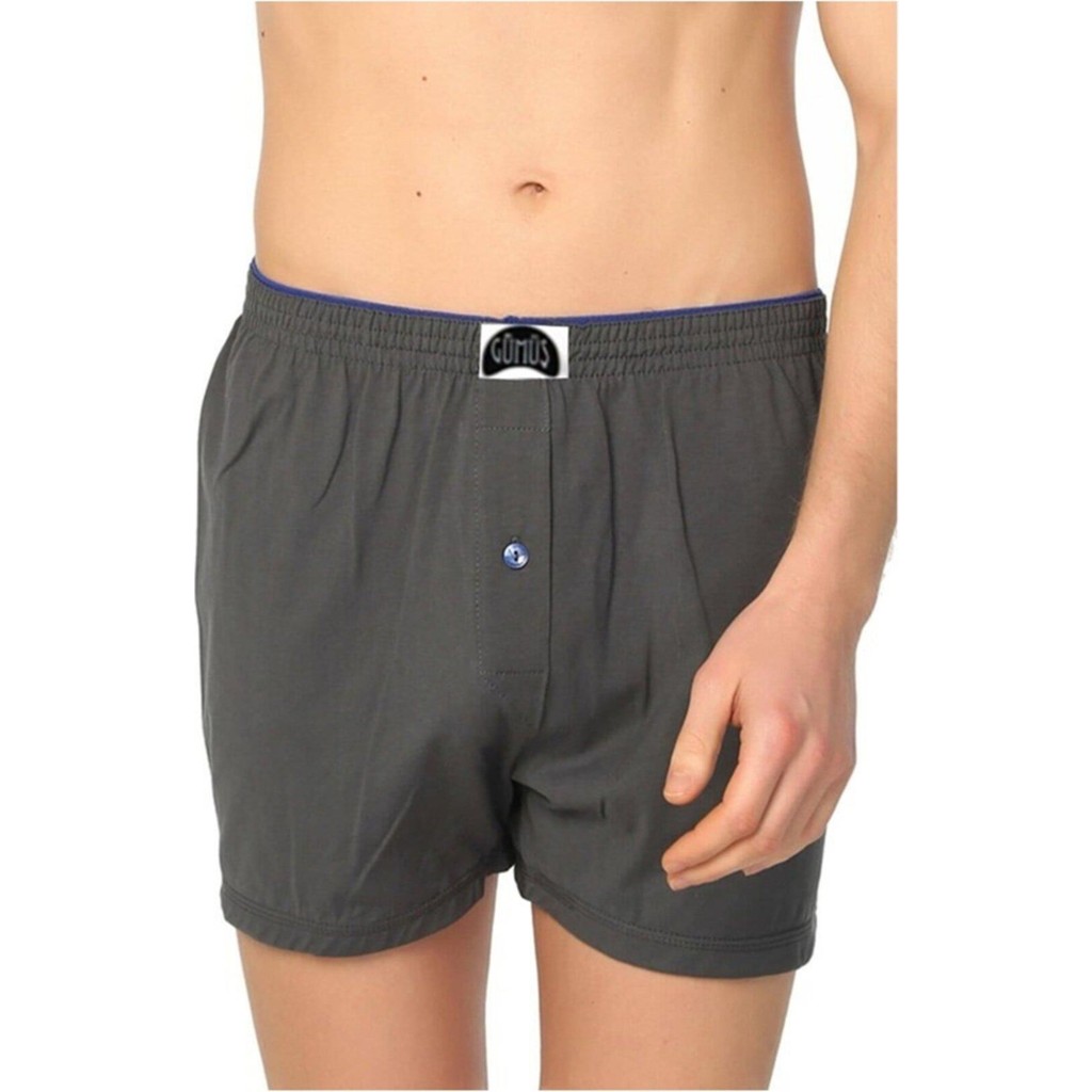 Gümüş Erkek Havlu Bel Pamuklu Boxer 4020 - 6 Adet Erkek Boxer Fiyatı