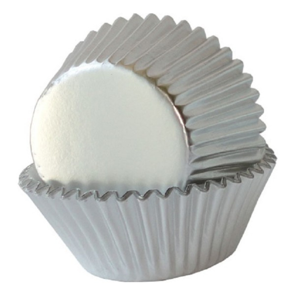 Gümüş Renk Mini Cupcake Muffin Kağıt 100 Adet Kek Kalıpları Fiyatı