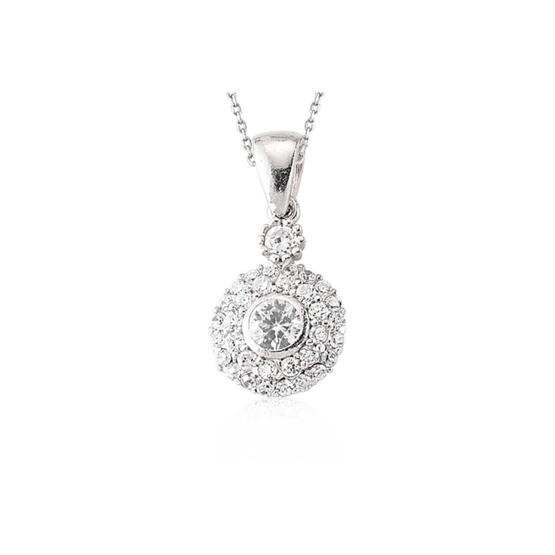 Gumush LRG47066016 Gümüş Zirkon Taşlı Bayan Yüzük