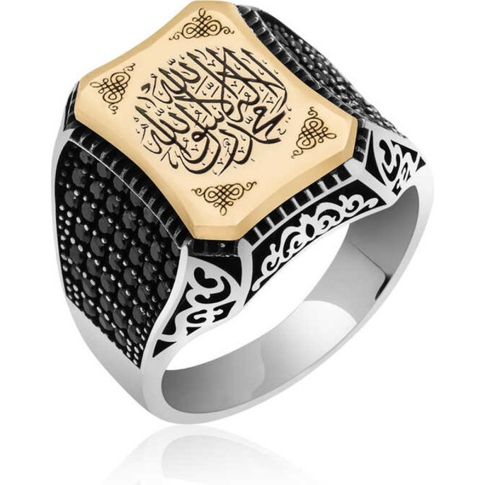 Gümüşhane Silver Gümüş Osmanlı Tuğralı Erkek Yüzük Yüzükler Fiyatı