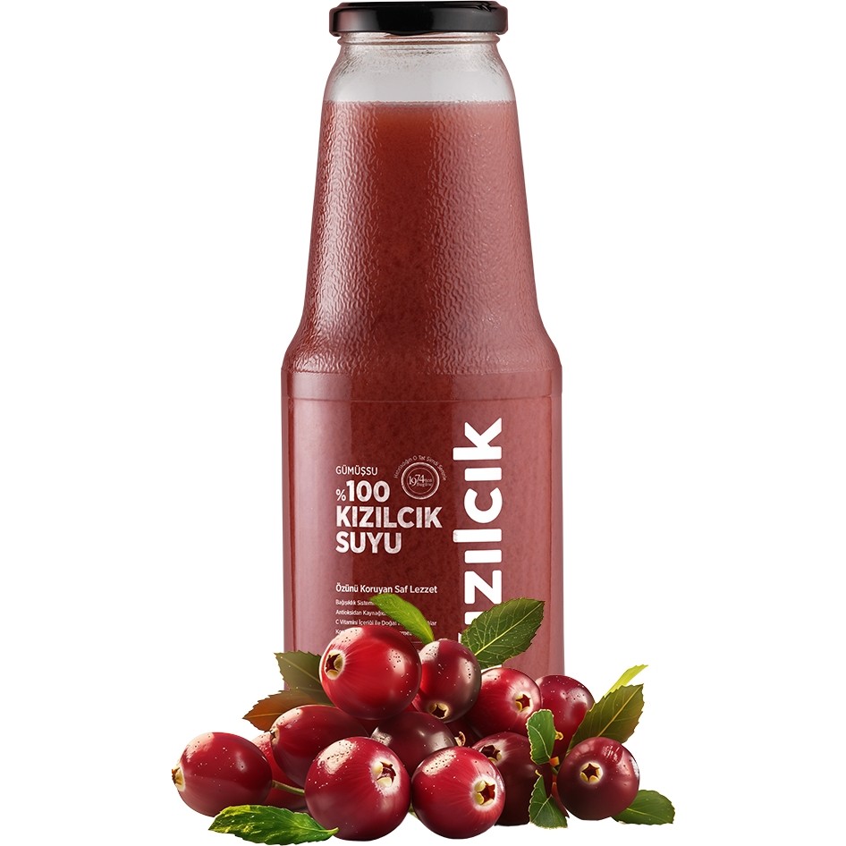Gümüşsu %100 Kızılcık Suyu - 1 Litre 1 Adet - 1 lt Diğer Fiyatı