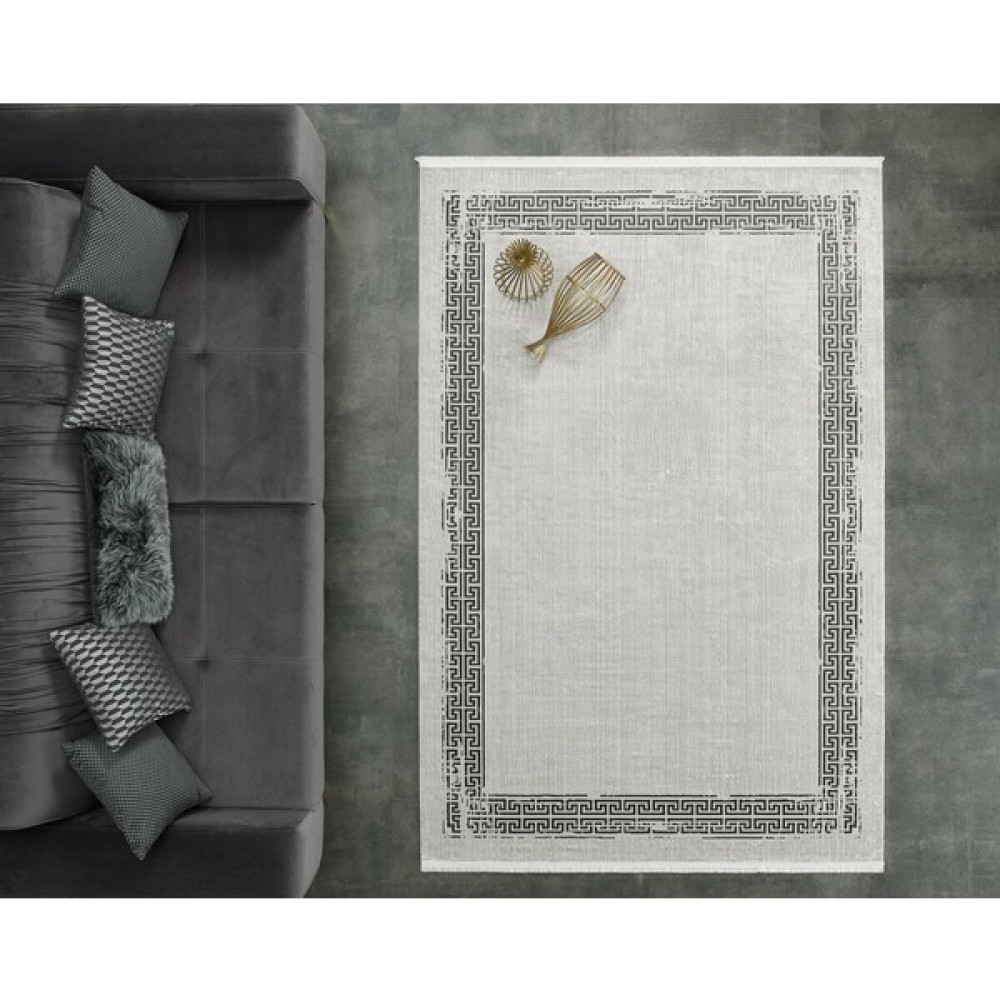 Gümüşsuyu Black&Brown 11298 Halı - 80 x 150 cm - Gri Salon Halısı Fiyatı
