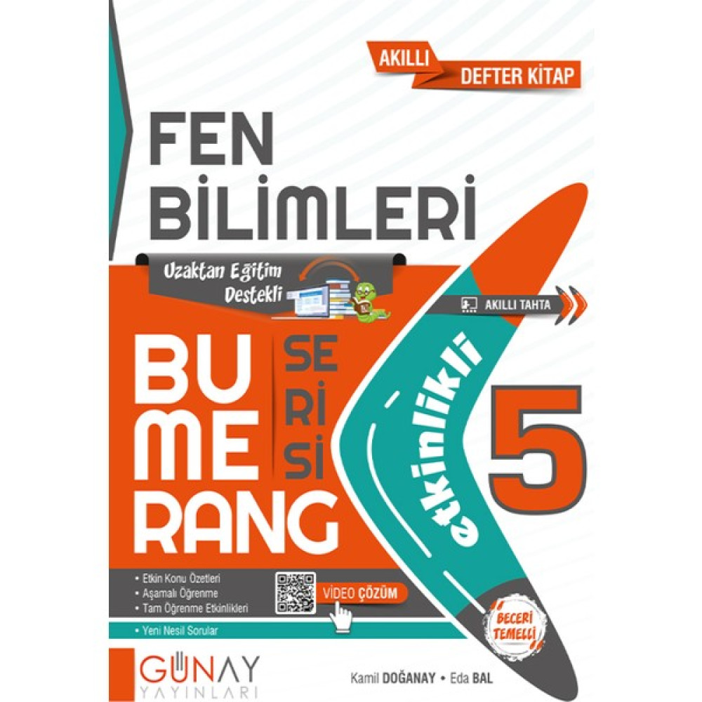 Günay Yayınları 5. Sınıf Bumerang Etkinlikli Fen Bilimleri Fen - Bilişim ve Teknoloji Fiyatı