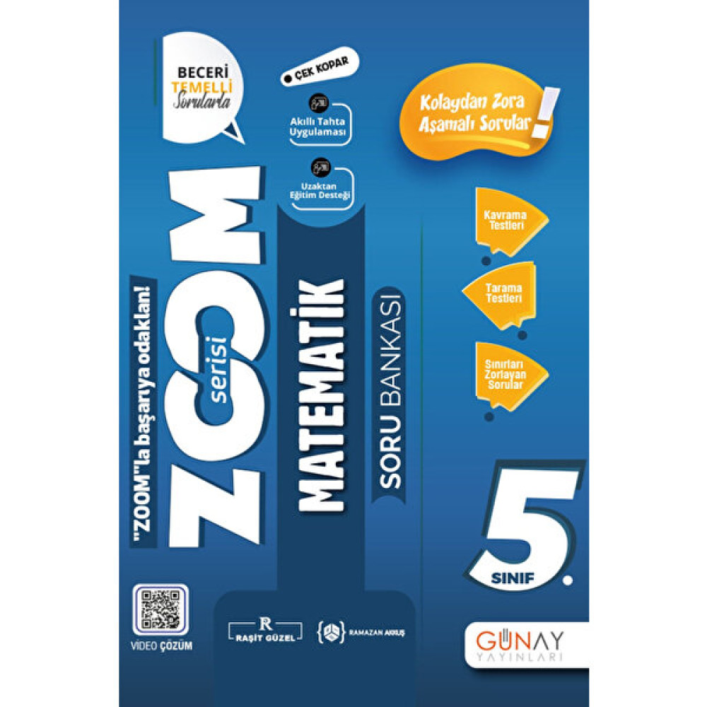 Günay Yayınları 5.sınıf Zoom Matematik Soru Bankası Matematik Fiyatı