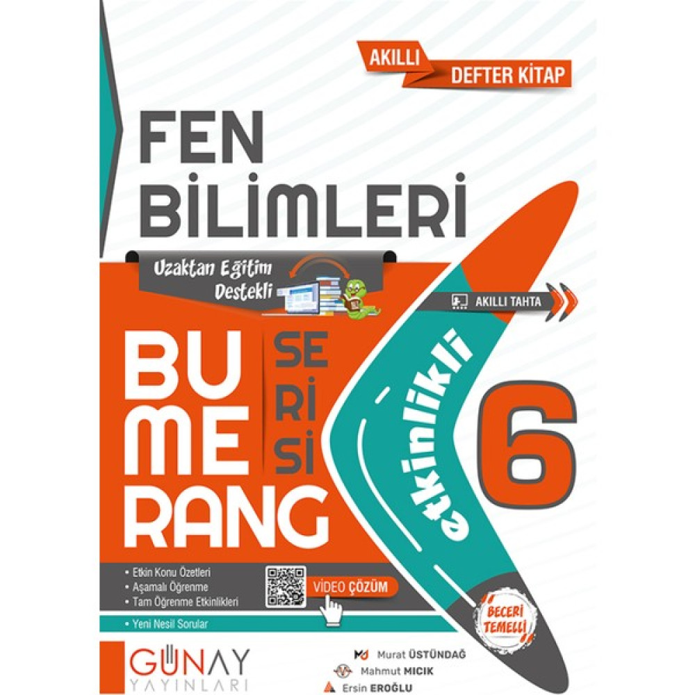 Günay Yayınları 6. Sınıf Bumerang Etkinlikli Fen Bilimleri Fen - Bilişim ve Teknoloji Fiyatı