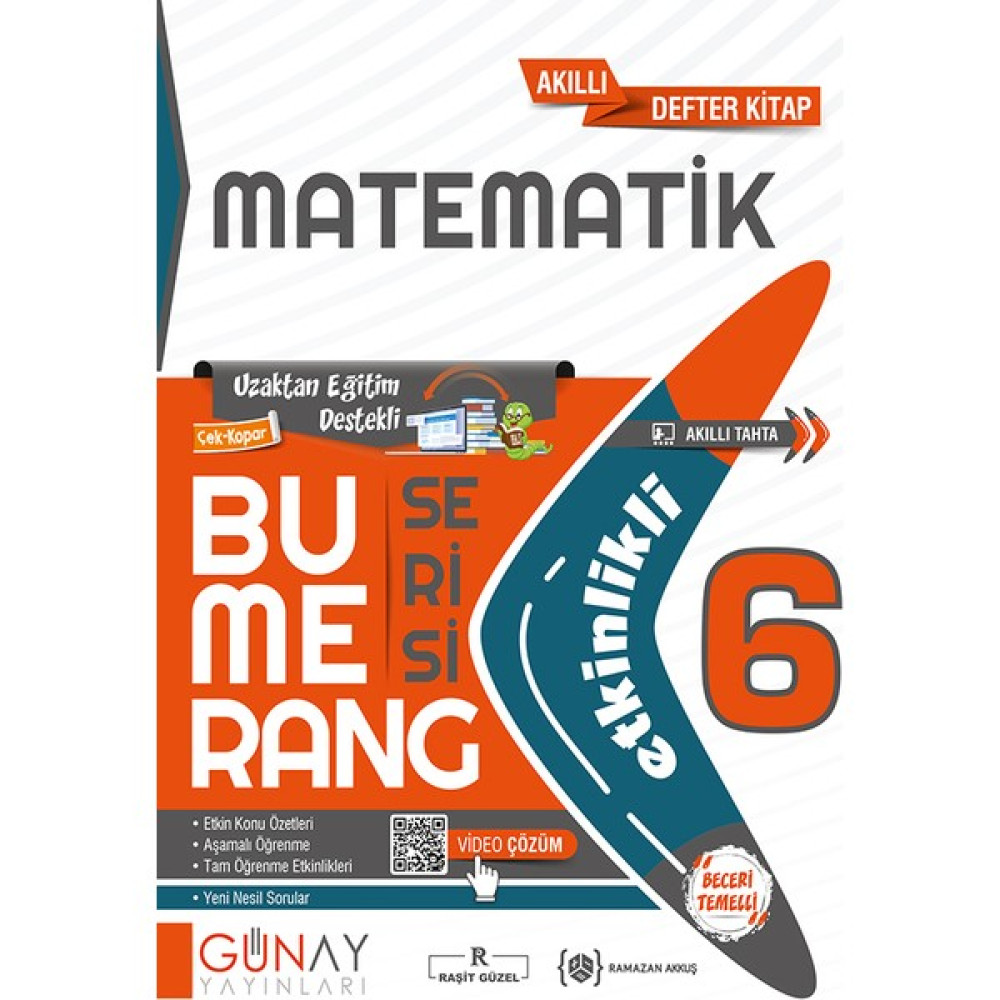 Günay Yayınları 6. Sınıf Bumerang Etkinlikli Matematik Matematik Fiyatı