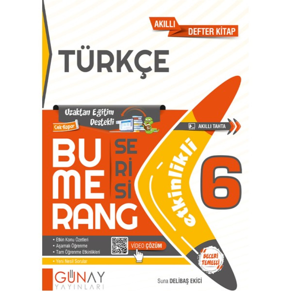 Gün&Ay Yayınları 6.sınıf Bumerang Etkinlikli Türkçe Türkçe Fiyatı