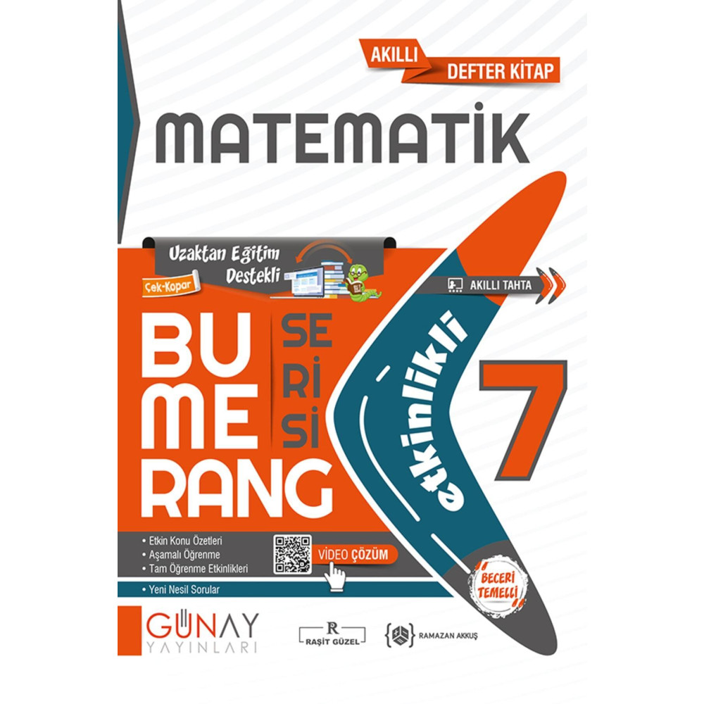 Gün&Ay Yayınları 7 Bumerang Matematik Etkinlikli Kitap Yardımcı Kitaplar Fiyatı