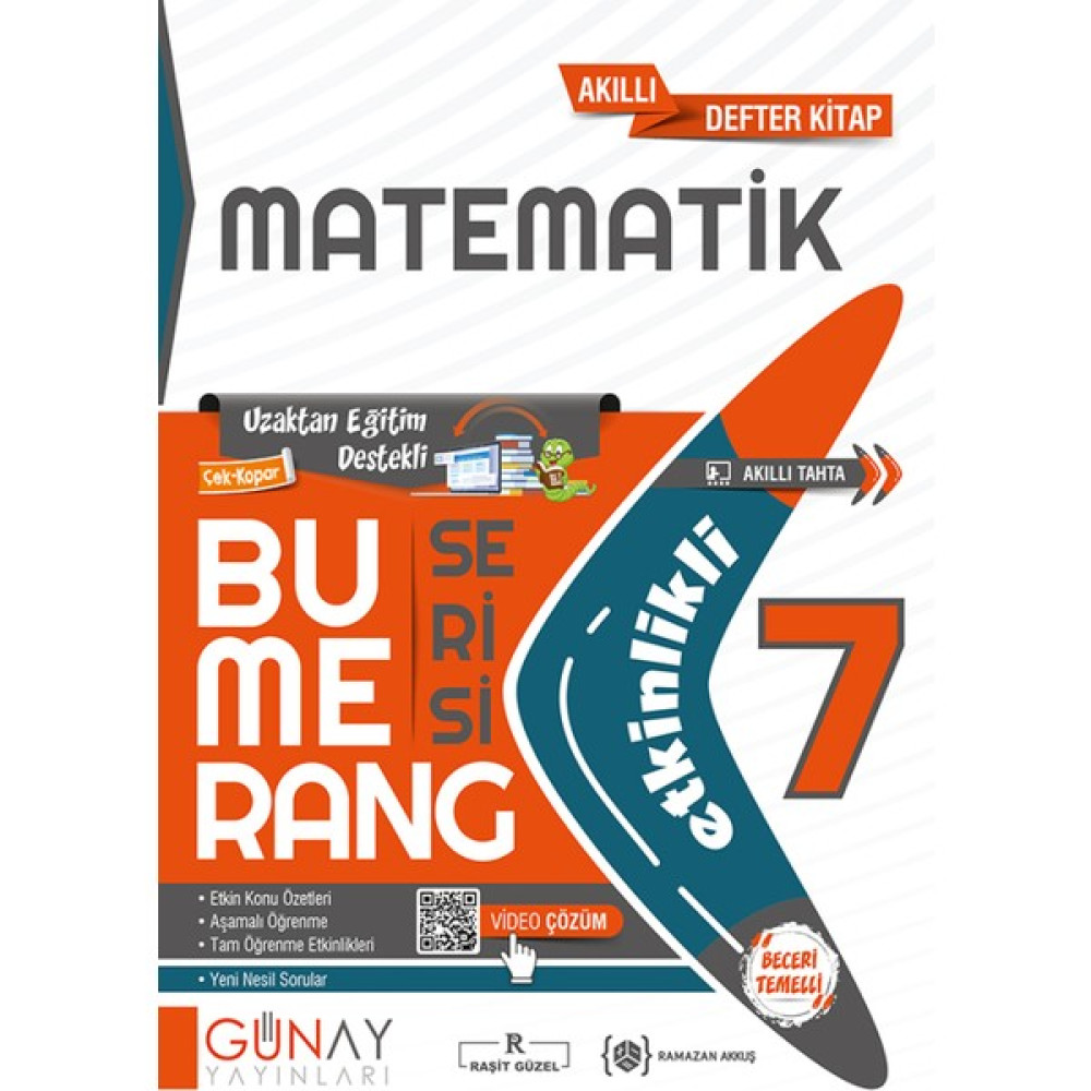 Günay Yayınları 7. Sınıf Bumerang Etkinlikli Matematik Matematik Fiyatı