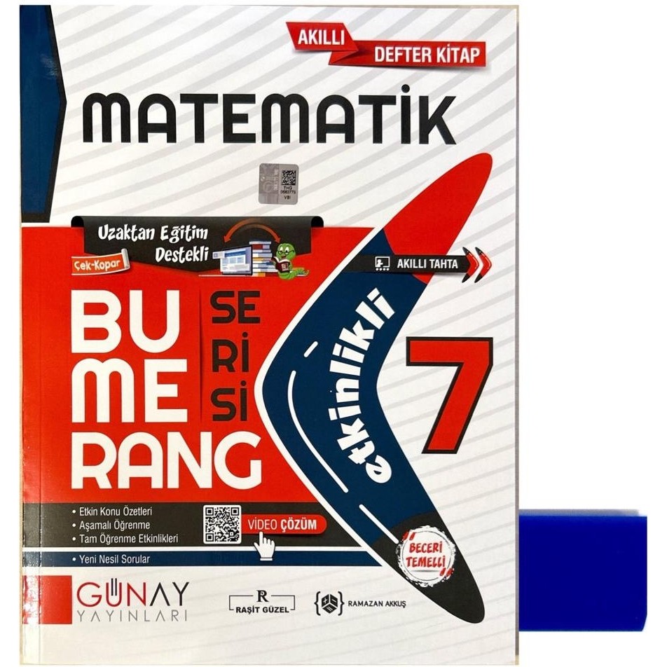 Günay Yayınları 7. Sınıf Bumerang Matematik Defter Kitap – Silgi Defter & Kağıt Ürünleri Fiyatı