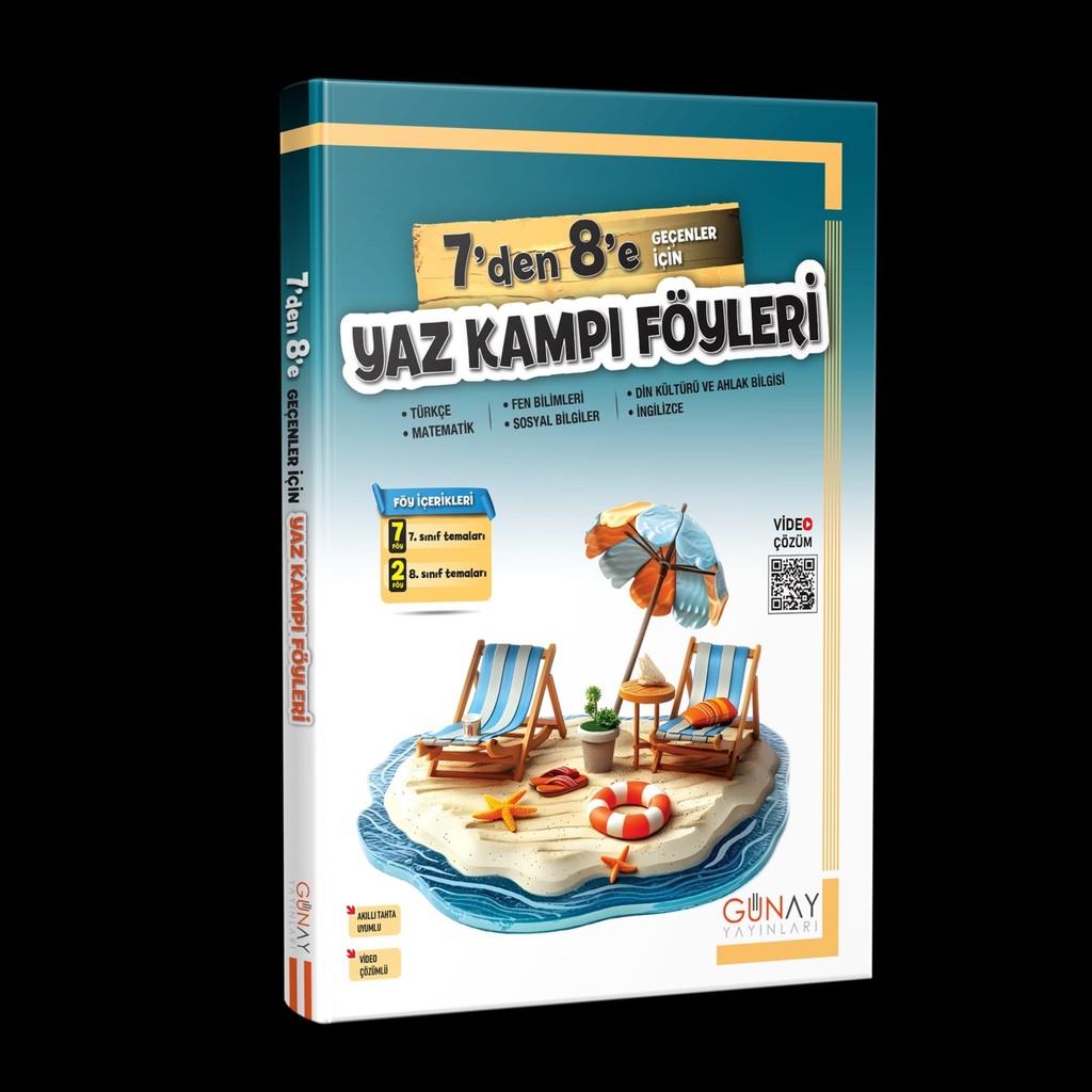 Günay Yayınları 7’den 8’e Geçenler İçin Yaz Kampı Föyleri Ciltli Soru Bankası LGS Hazırlığı Diğer Fiyatı
