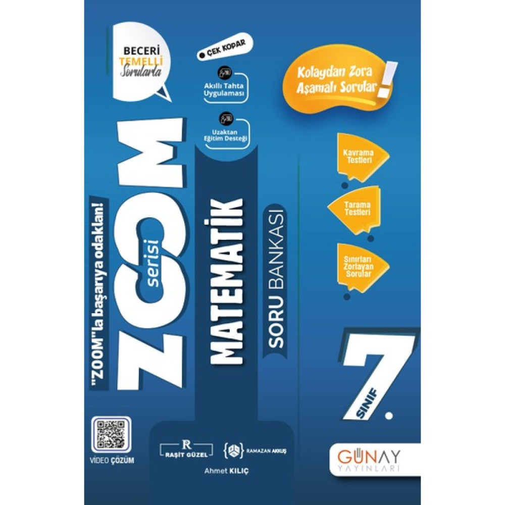 Günay Yayınları 7.sınıf Zoom Matematik Soru Bankası Matematik Fiyatı
