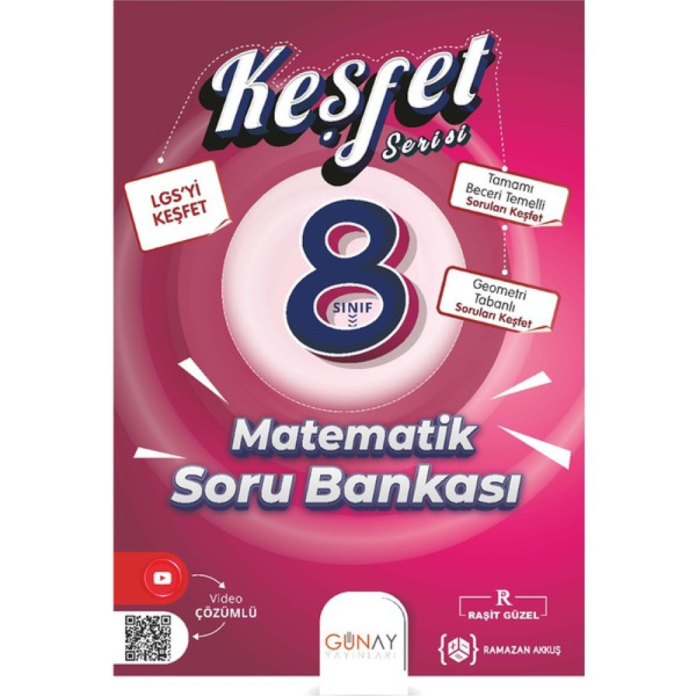 Günay Yayınları 8. Sınıf Keşfet Matematik Soru Bankası (Ciltli) Kaynak Kitapları Fiyatı