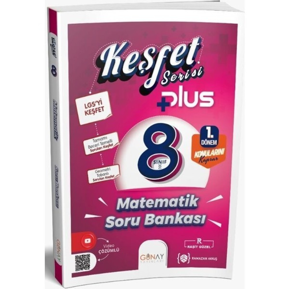 Günay Yayınları 8. Sınıf Keşfet Plus Serisi Matematik 1. Dönem Soru Bankası Kaynak Kitapları Fiyatı