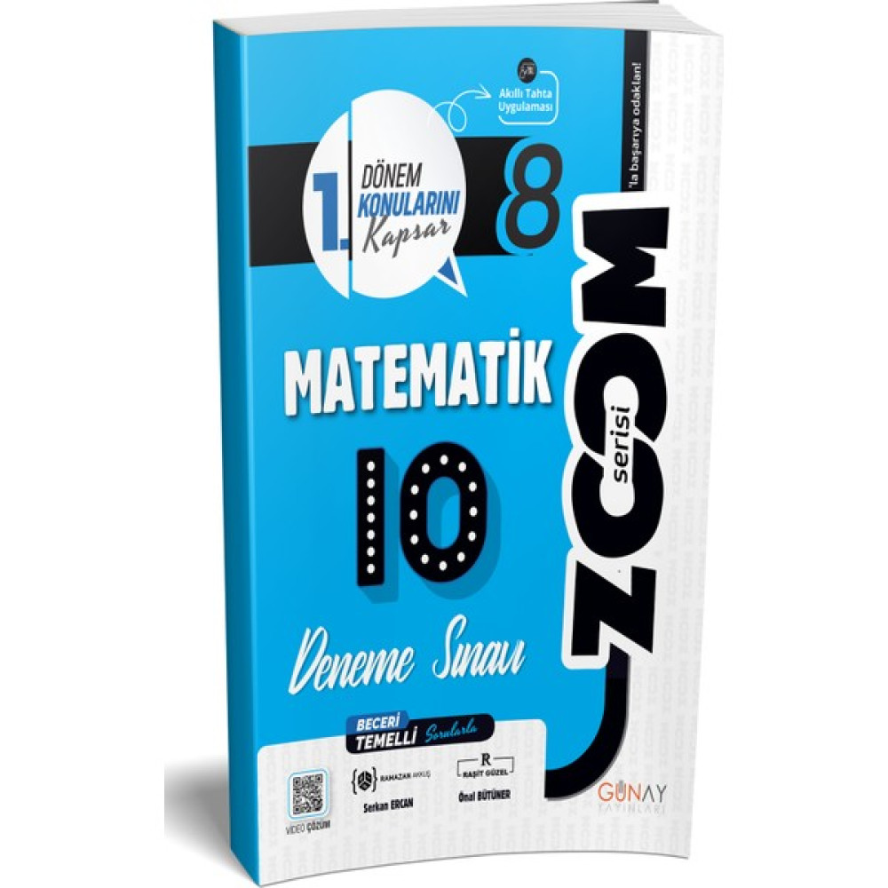 Günay Yayınları 8. Sınıf Matematik 10’lu Branş Denemeler Matematik Fiyatı