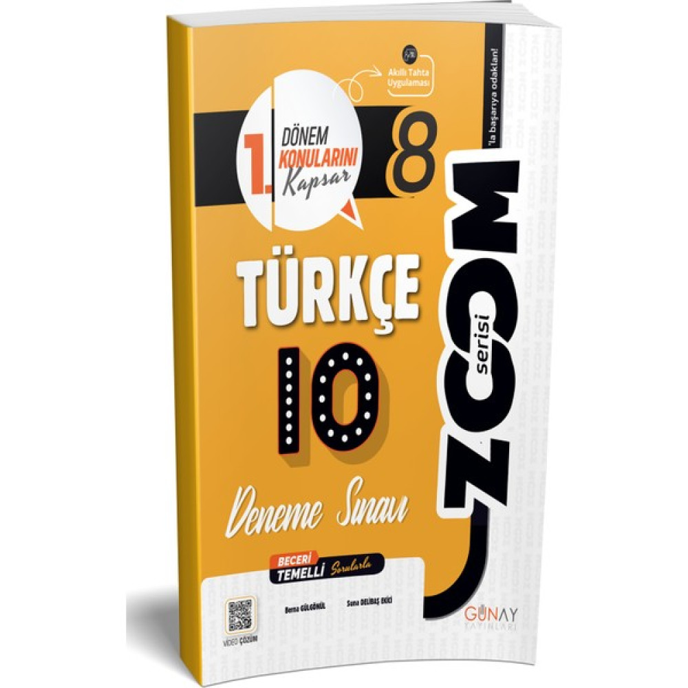 Günay Yayınları 8. Sınıf Türkçe 10’lu Branş Denemeler Kaynak Kitapları Fiyatı