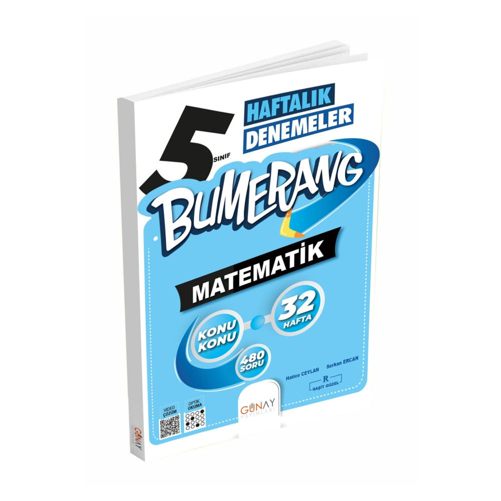 Gün&Ay Yayınları Günay Yayınları 5. Sınıf Bumerang Matematik 32 Haftalık Deneme Yardımcı Kitaplar Fiyatı