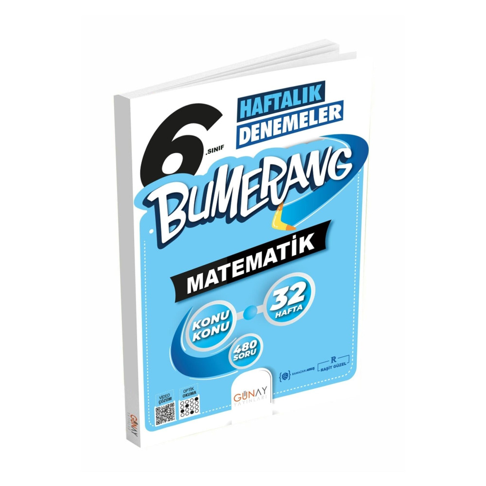 Gün&Ay Yayınları Günay Yayınları 6. Sınıf Bumerang Matematik 32 Haftalık Deneme Yardımcı Kitaplar Fiyatı